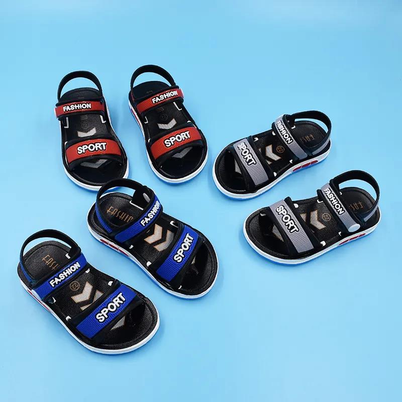 Boys Sandals In Summer Soft Sole Casual Flat Sandals Outdoor Anti-slip Beach Light Sandals