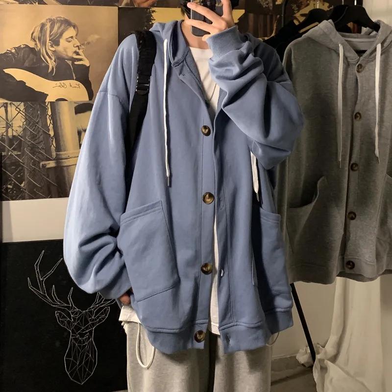 Women's Loose Coat Autumn and Winter Oversize Sweater Ins Baseball Uniform Outer Wear Student Long-sleeved Cardigan Coat