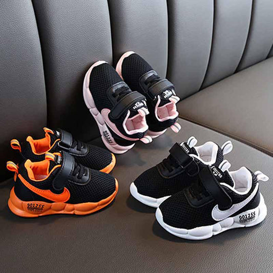 21-30 Child Low-top Mesh Sneakers Parents Kids Breathable Basketball Shoes Lightweight Running Shoes Wear-resistant Deodorant Girl Shoes