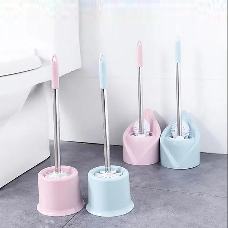 No Dead Corner Cleaning and Decontamination Toilet Brush Set for Toilet Wash Toilet Soft Toilet Brush