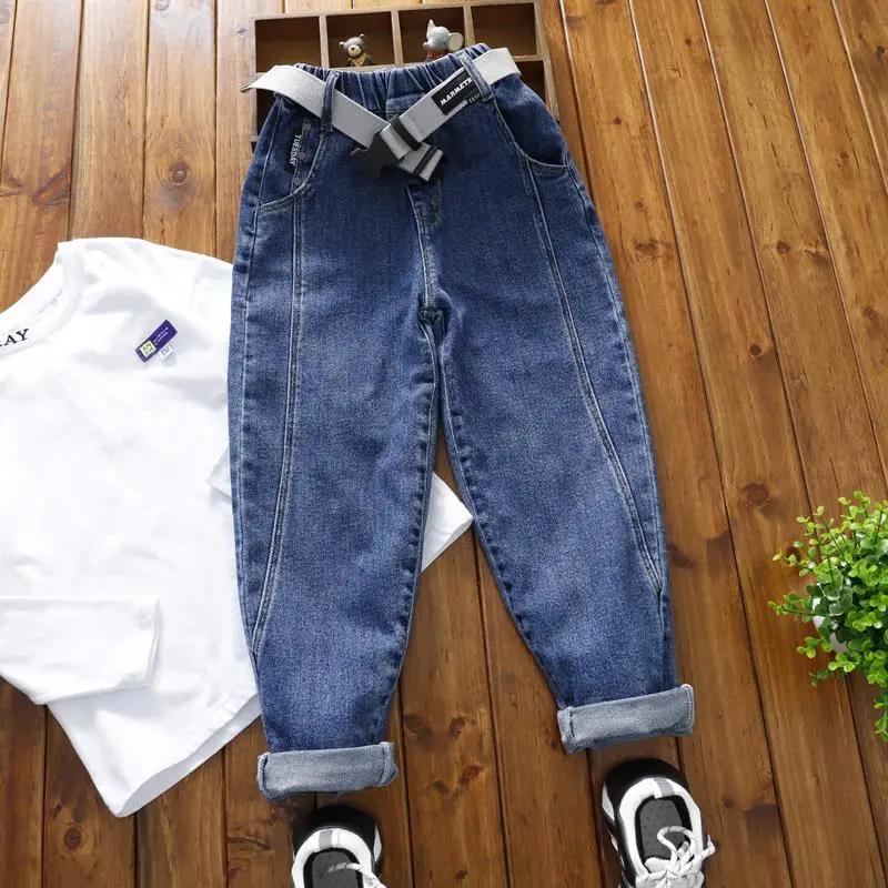 Boys Jeans Autumn and Winter Korean Version of Trousers Children's Thin Casual Pants Leggings Children's Clothing