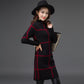 Autumn Winter Plaid Turtleneck Sweater Women Long Thick Pullover Sweater Dress All-match Bottoming Shirt Jumper Top