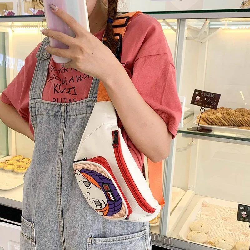 Nylon Waist Bag Autumn New Style Korean Casual Fashion All-match One-shoulder Diagonally Across The Mori Department College Fashion Bag