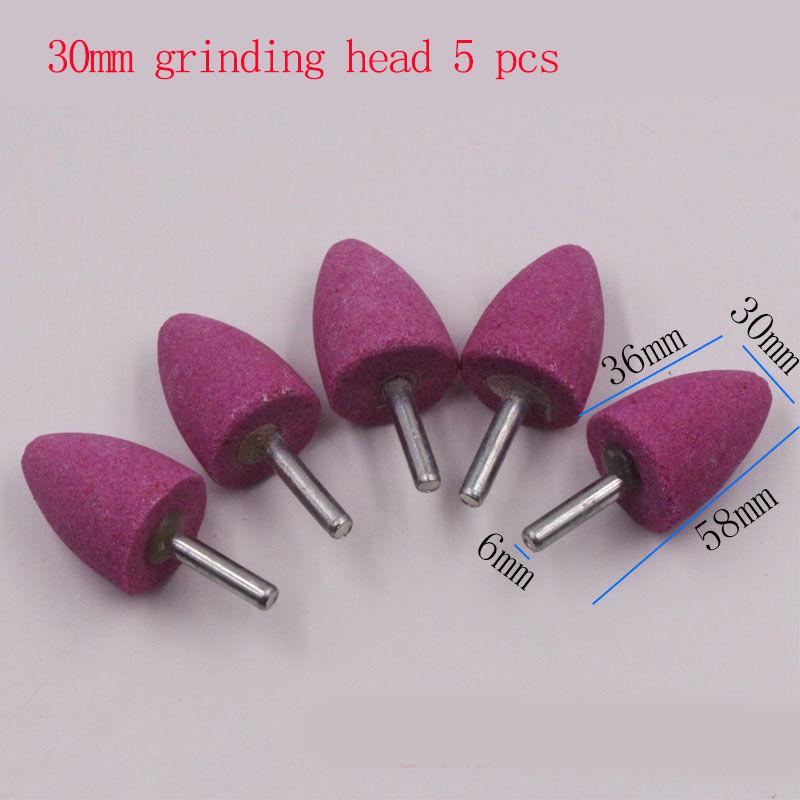 19 Style 5/10 Pcs 6mm Emery Grinding Head Set Grinding Wheel Grinding Head Mini Electric Grinding Grinding Head