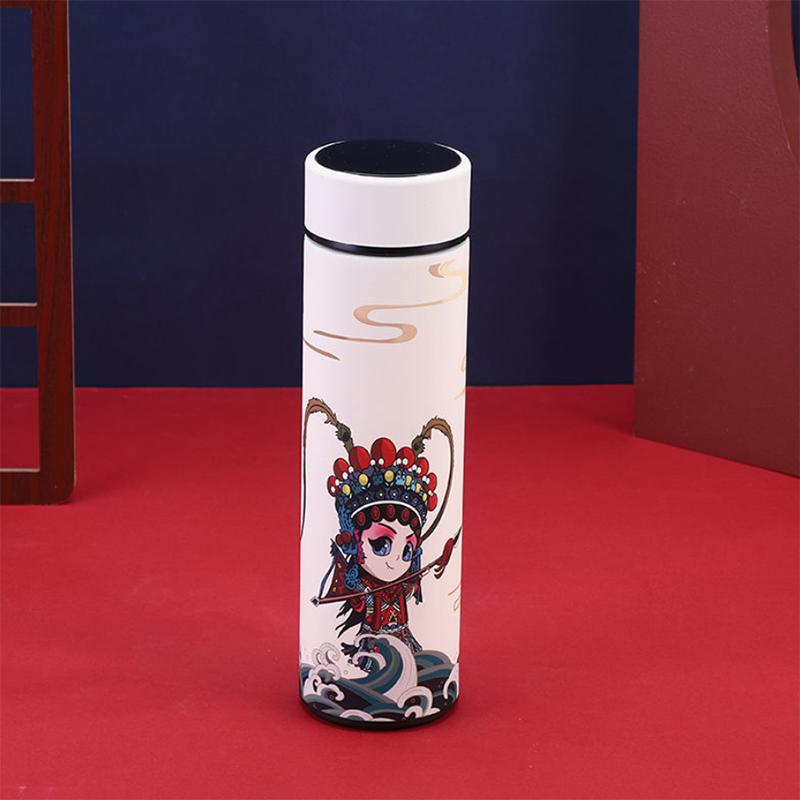 Chinese Style Vacuum Flask 304 Stainless Steel Chinese Style Male and Female Tea Cup Water Cup Vacuum Flask