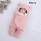 Baby Sleeping Bag Ultra-Soft Fluffy Fleece Newborn Receiving Blanket Infant Boys Girls Clothes Sleep Nursery Wrap Swaddle