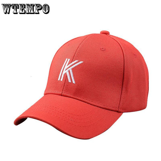 Spring Letter K Cap Casual Outdoor Baseball Caps For Men Hats Women Snapback Caps For Adult Sun