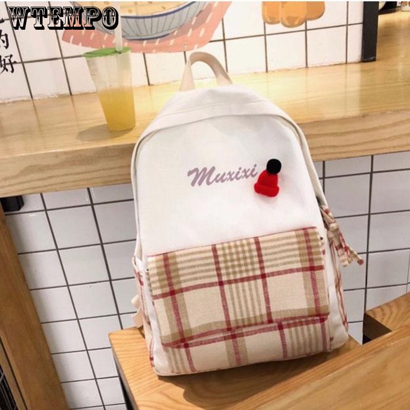 Large Capacity Backpack Women School Bags For Teenagers Female Travel Bags Girls Backpack