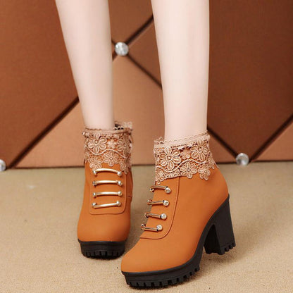 Cotton shoes Outdoor Casual shoes Woman shoes Winter Cold protection Non-slip shoes Snow boots