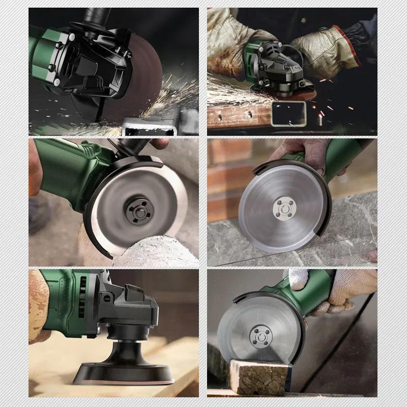 2680W Industrial Powerful Angle Grinder Cutting Machine Multi-function Electric Grinder Handheld Polisher