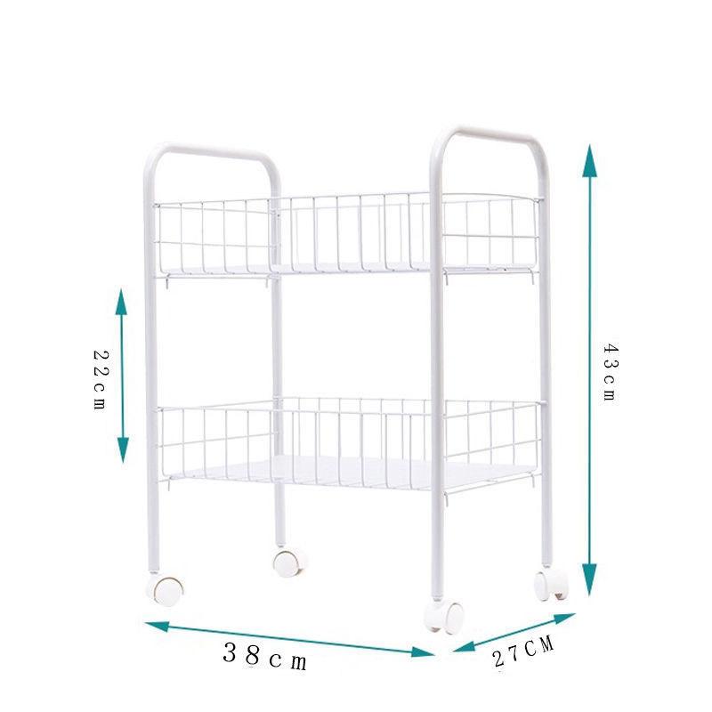 Metal Bathroom Kitchen Storage Rack Rack Seasoning Rack Multi-functional Storage and Finishing Large-capacity Rack Rack Kitchen Supplies