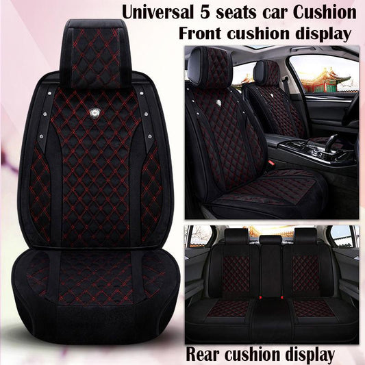 5 seats Universal car seat cover Waterproof Car Seat Cover Universal Leather 5 set Auto Seat Cushion