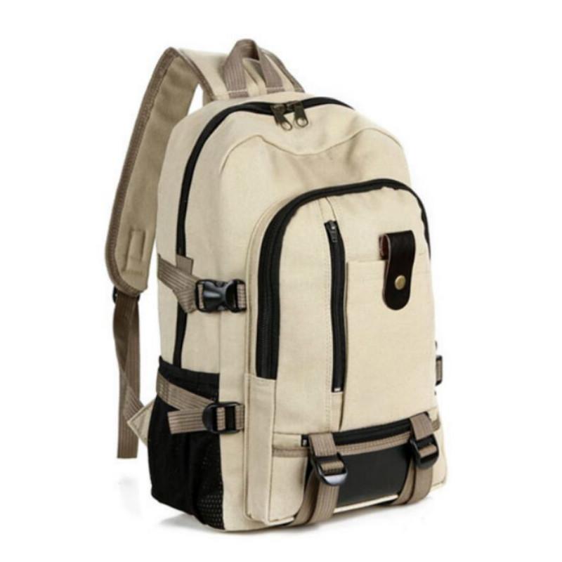 Men Retro Canvas Backpack Rucksack Travel Sport Schoolbag Laptop Hiking Book Bag Backpacks