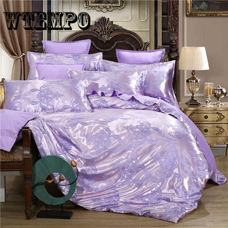 Set  Jacquard Bed Set Duvet Cover Bed Spread Cover Set Pillowcase