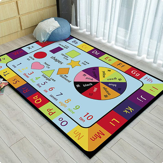 Boys and Girls Cartoon Cute Nursery Blanket Crawling Bedside Anti-fall Blanket Puzzle Game Children's Carpet