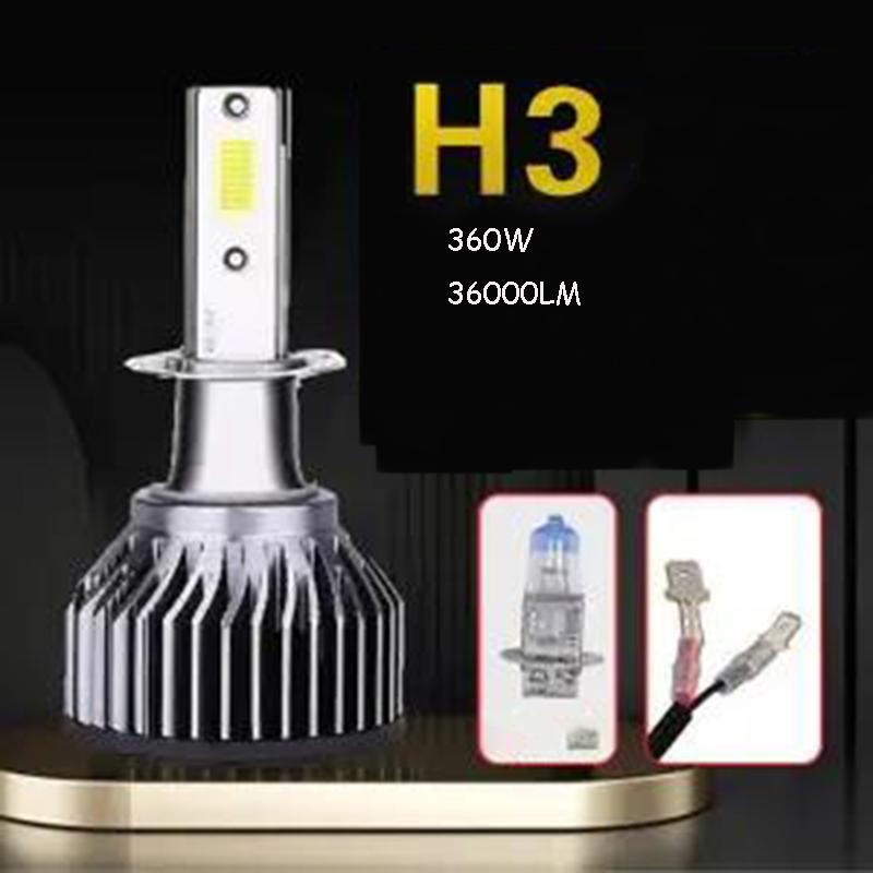 12V24V Car Led Headlight Modified Far and Near Light H1 H4 H7 H11 9005 9006 9012 Super Bright White Light Fog Lamp 370W