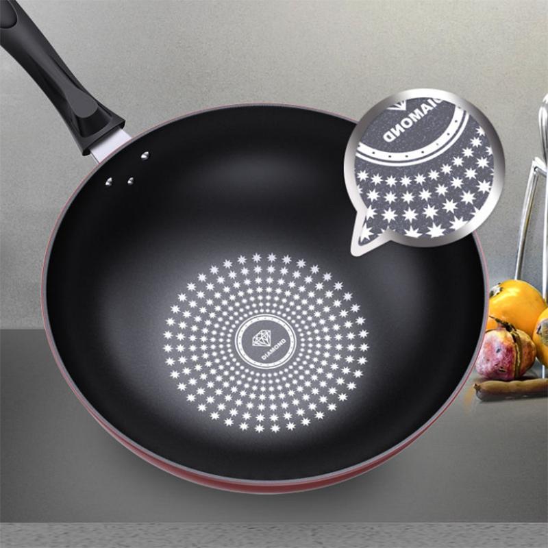 Frying Pan Non-stick Frying Pan Household Non-smoke Gas Stove Induction Cooker Universal Iron Pan Frying Pan Fried Egg Pancake Steak Fryer