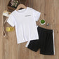 Children's Summer Suits Big Boys' Summer Short-sleeved T-shirts Sports Suits Quick-drying Clothes Girls Loose Mesh