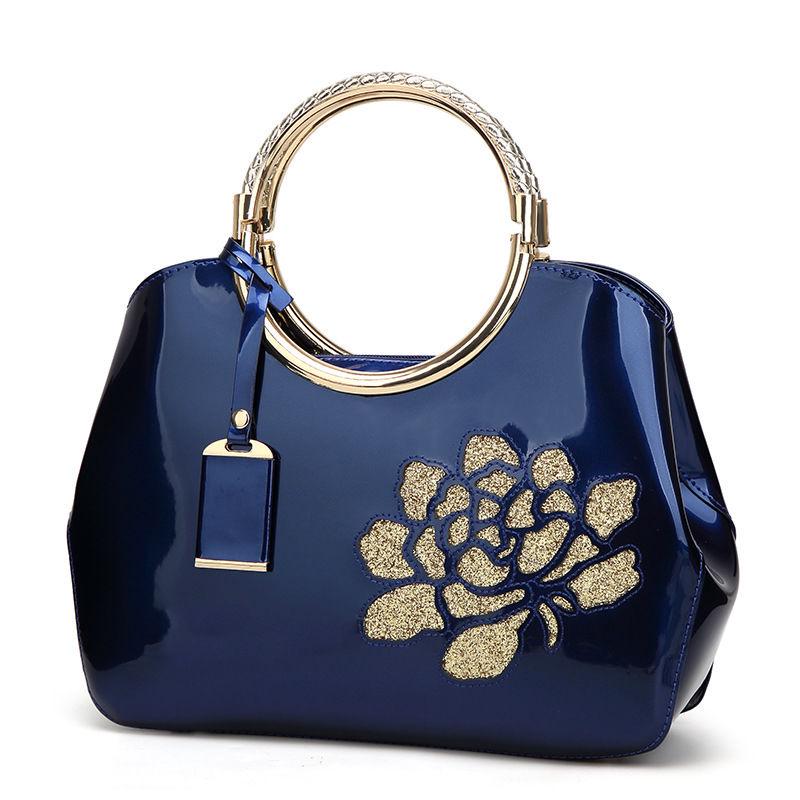 Fashion Patent Leather Handbags Bright Ladies Bag Shoulder Diagonal Designer Bags Hand Bags