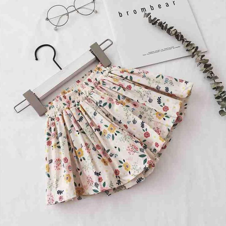 Summer Girls Skirts Children Clothes Girl Dance Party Tutu Skirt Baby Princess Clothing Floral Polka Dot Daisy Skirt for Kids