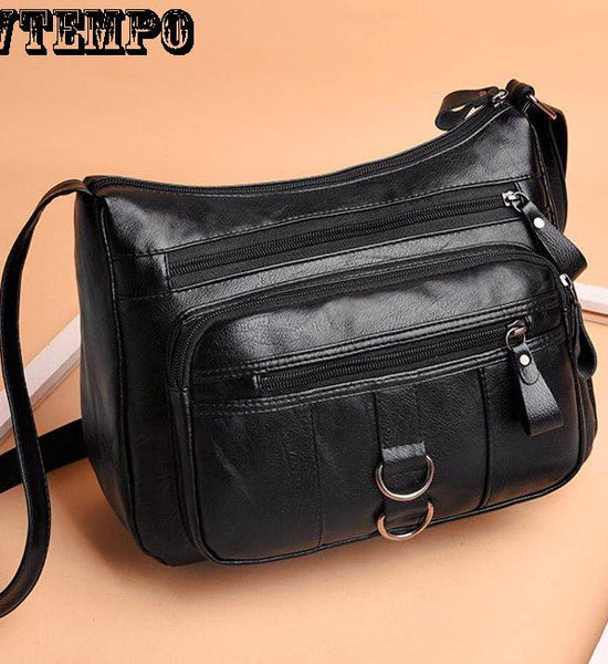 Shoulder Messenger Bag Chain Bag Women's Bag Soft Leather Bag Fashion Wild Trend