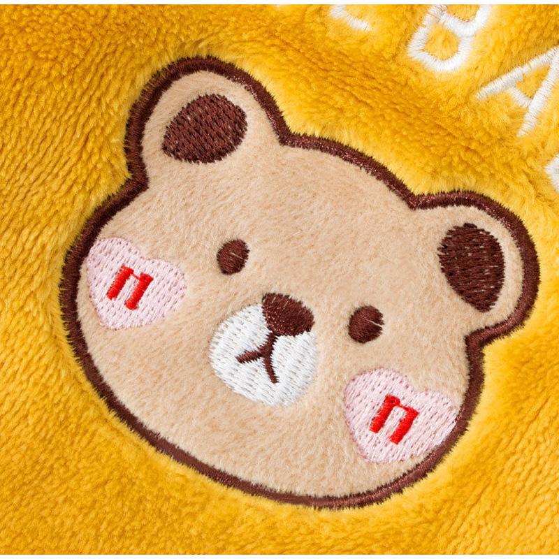 Cute Bear Dog Clothes Autumn and Winter Coral Fleece Sweater Cat Pet Small Dog Puppies Thickened Two-legged Clothes Warm Pet Winter Clothing