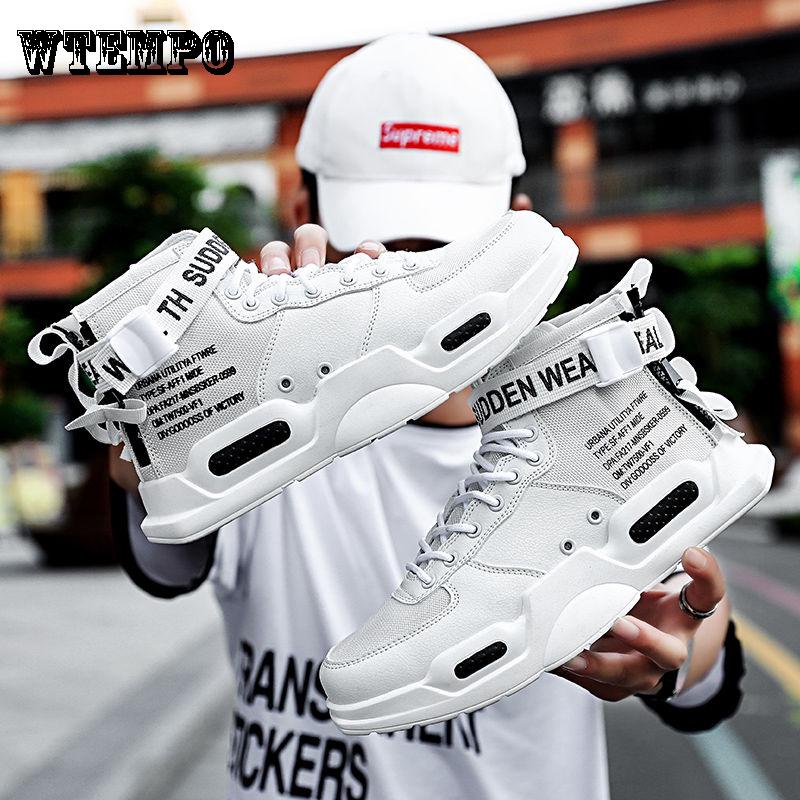 High-top Basketball Shoes Comfortable Outdoor Running Shoes Sports Shoes Trend Men's Shoes