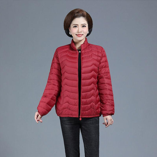 Women's winter coat Ultra Light Down Jacket White Duck Down Jacket Long Sleeve Warm Coat Parka Female Solid Portable Outwear