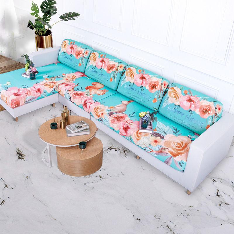 Sofa Seat Cover Cushion Cover Thick Jacquard Printed Soft Stretch Sofa Slipcovers Funiture Protector