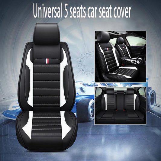 5 seats Universal Car seat cover Waterproof Car Seat Cover Universal 5 set Auto Seat Cushion Leather