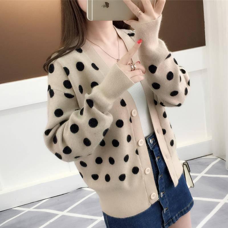 Women Autumn Long Cardigan Sweater Coat Female 2019 Fashion Long Sleeve Girl Knitted Jacket Tops