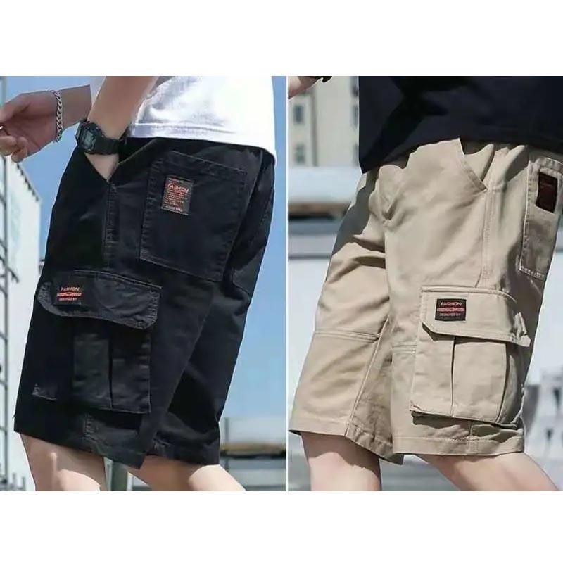 Sports Workwear Five-point Shorts Men's Outer Wear Summer Thin Section Loose All-match Casual Cropped Pants Trendy Pants