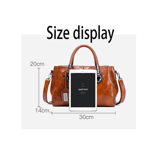 Shoulder Handbag Trendy wild Woman bag Patent leather bag Big capacity European and American style