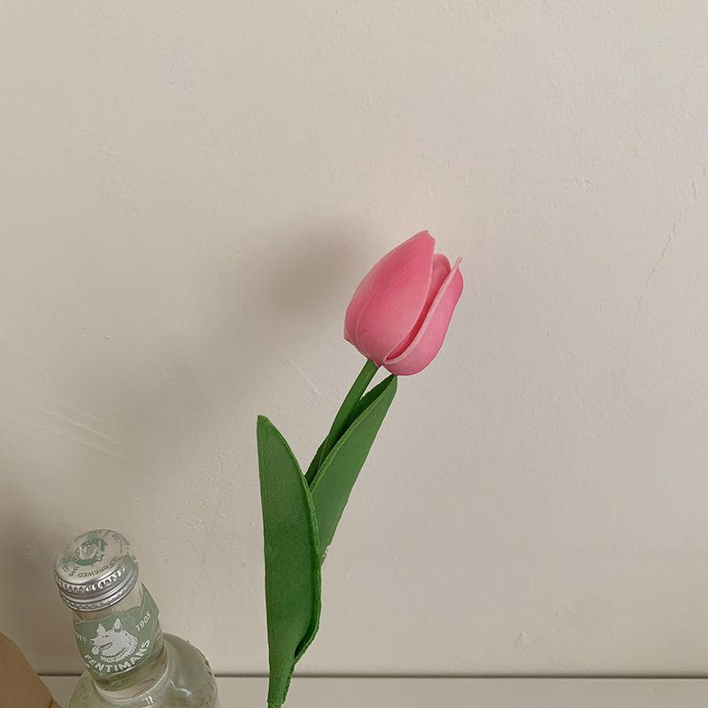 Artificial Flower Tulip Fake Flower Silk Flower Pendulum Props Home Living Room Decoration Ornaments Nordic