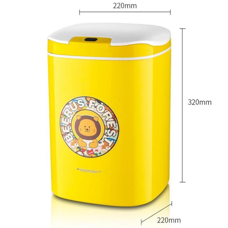 14L Smart Sensor Trash Can, Kitchen Trash Can Automatic Lid Opening Touch Trash Can Wedding Trash Can Household