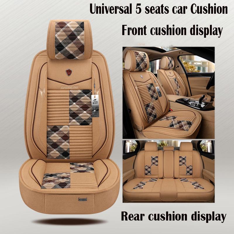 Universal car seat cover Waterproof Car Seat Cover Universal Leather 5 set Auto Seat Cushion 5 seats