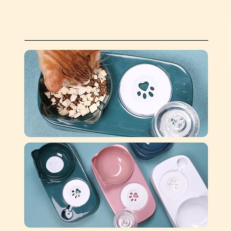 Non-Slip Cat Bowl Dog Bowl With Stand Pet Feeding Dishes Cat Water Feeder Bowl For Cats Food Dispenser Pet Bowls For Dogs Pet Product Supplies