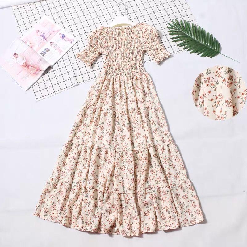 Femme Summer Dress 2020 Strapless Short Sleeve Retro Women Vintage Dresses Rockabilly Party Dress