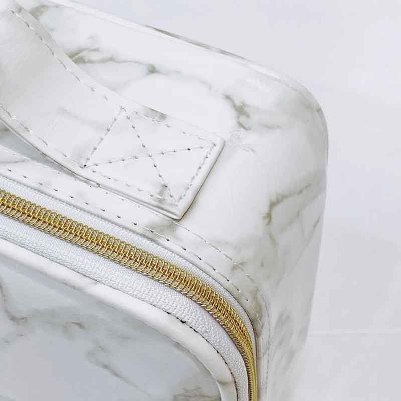 Cosmetic Bag Women's Portable Large-capacity Simple Fashion Marble Pattern Cosmetic Storage Bag