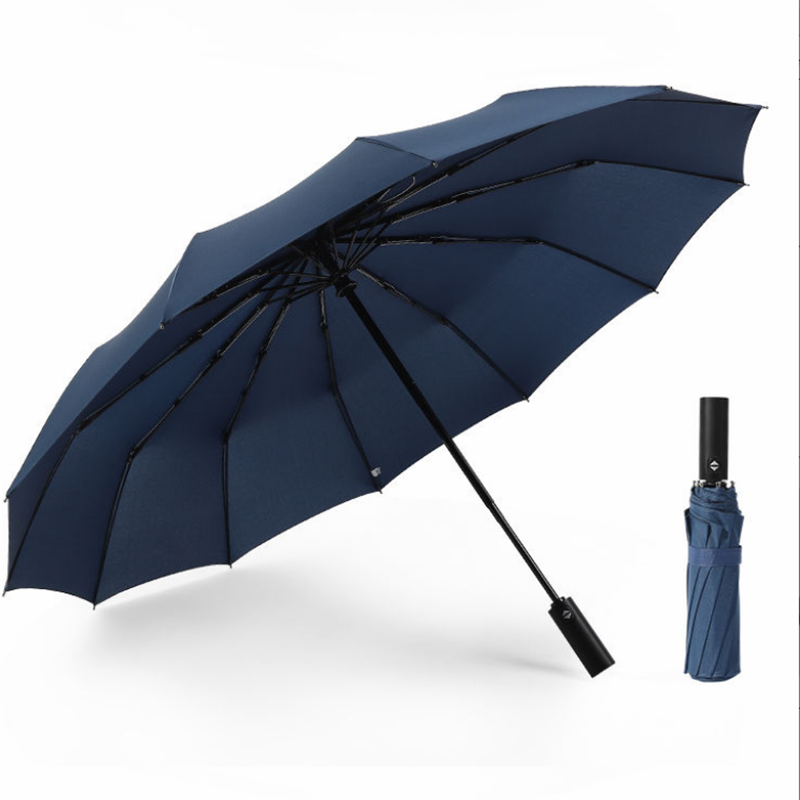 Fully Automatic Umbrella for Men and Women Folding Sunshade Large Double Sun and Rain Dual-use Oversized Sun Umbrella