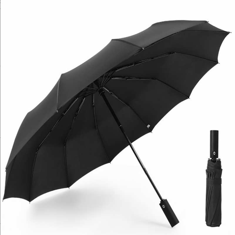 Fully Automatic Umbrella for Men and Women Folding Sunshade Large Double Sun and Rain Dual-use Oversized Sun Umbrella