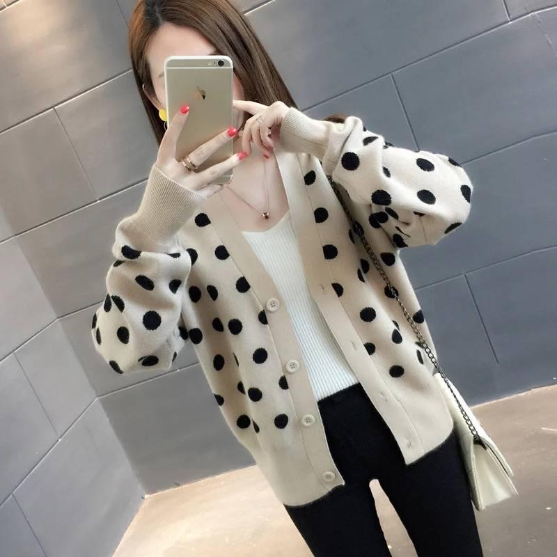 Women Autumn Long Cardigan Sweater Coat Female 2019 Fashion Long Sleeve Girl Knitted Jacket Tops