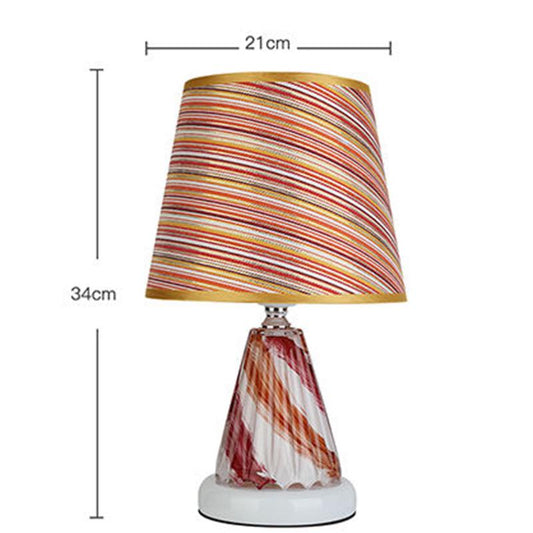 Table Lamps for Bedroom Dimmable Bedside Lamp Cloth  Lampshade LED Table Lamp Home Decor