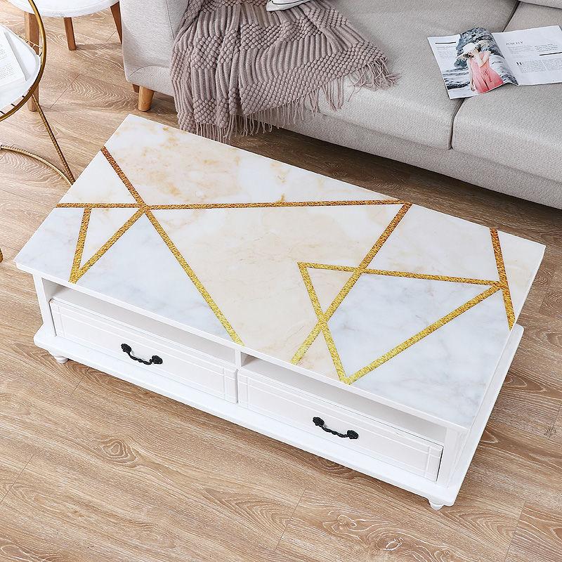 Pvc Waterproof Anti-scald and Oil-proof Soft Glass Coffee Table Mat Tablecloth Desktop Protective Film TV Cabinet Desk Table Mat