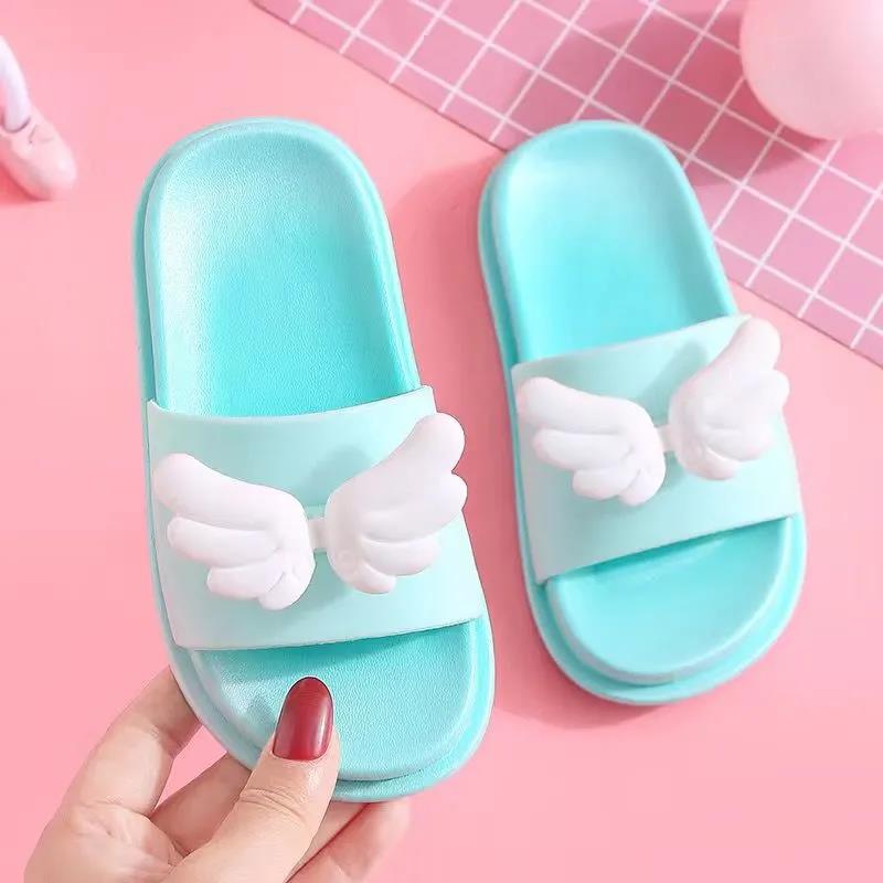 Slippers Baby Kids Girls Boys Home Slippers Cute  Non-slip Floor Family Flip Flops Summer Beach Shoes