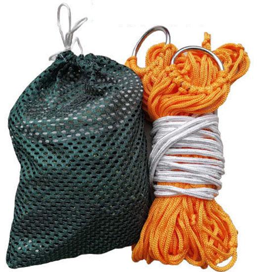 Net Rope Outdoor Hammock Nylon Rope Swing Dormitory Bedroom Net Bag Cradle Hanging Tree Bold Ultra Light Fishing Net Hammock