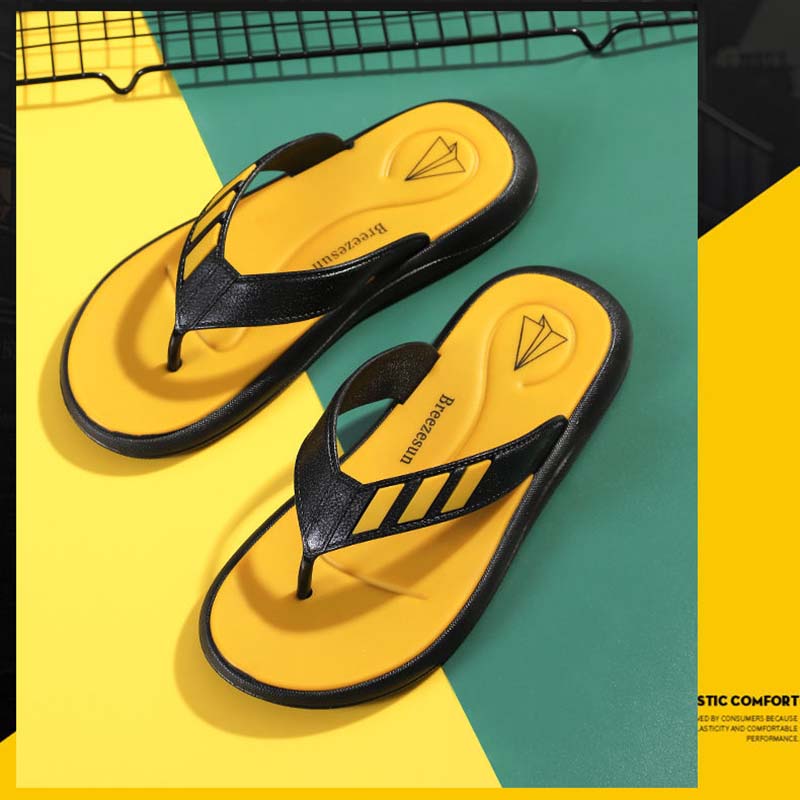 Flip-flops Men's Summer Fashion Beach Shoes Non-slip Deodorant Trend Korean Sandals and Slippers