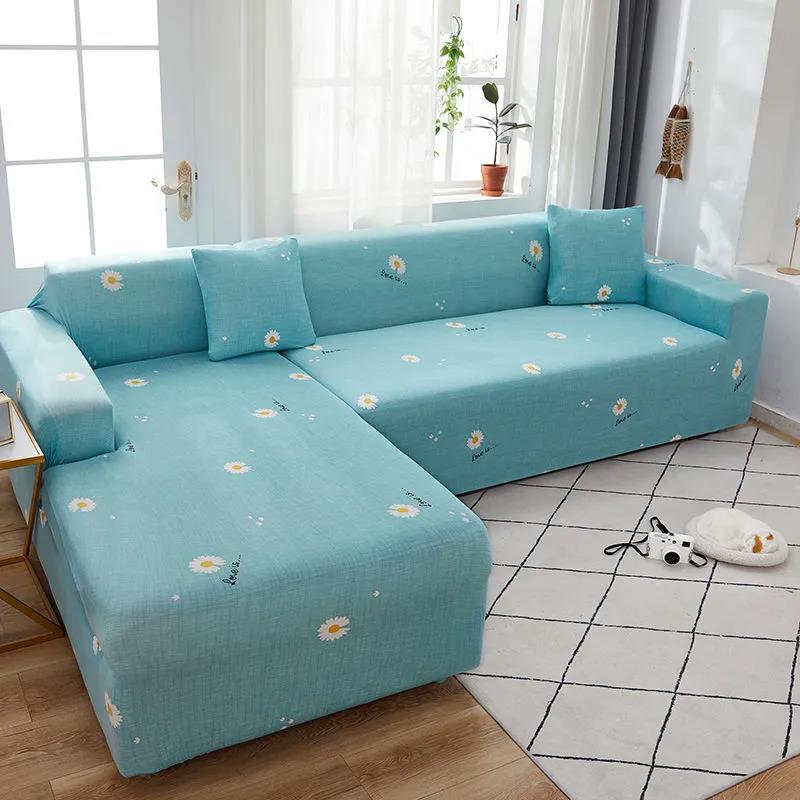 1/2/3/4 Seaters Fashion Fresh Style Sofa Cushion Stretch Couch Seat Cover Slipcover