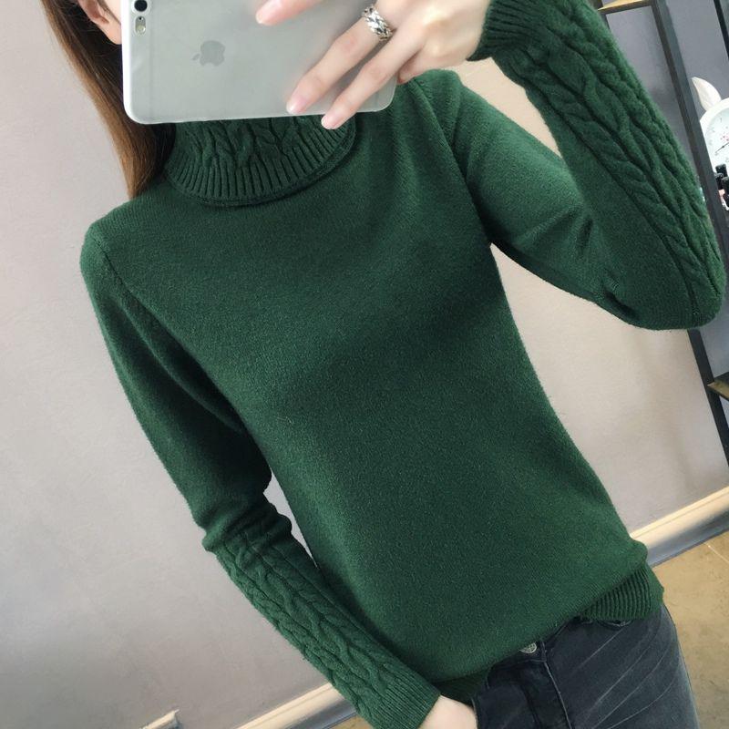 Thick Autumn Winter Women Pullover Sweater Fashion Knitted Jumper Top Soft Warm Female Sweater