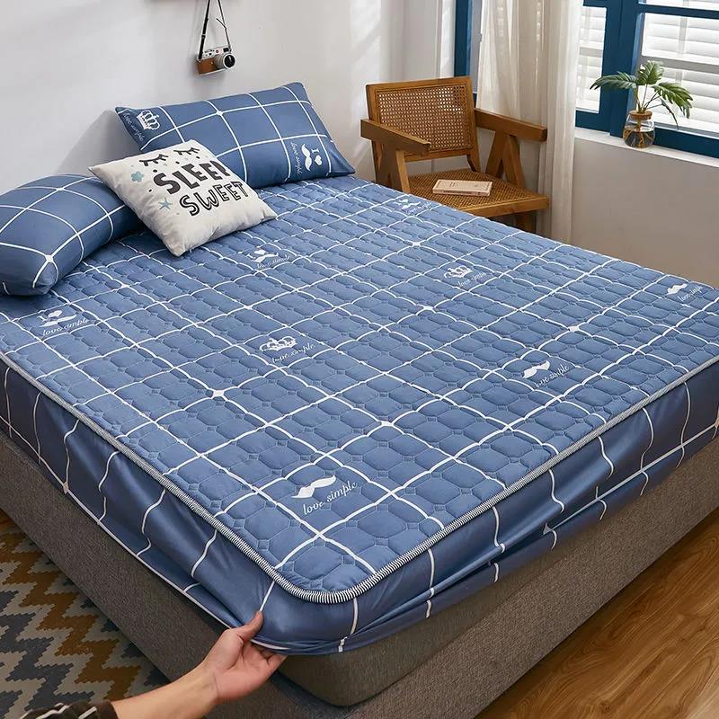 Large Non-slip Mattress Cover Thick Quilted Bed Cover Cover Simmons Mattress Protection Cover Dust Cover